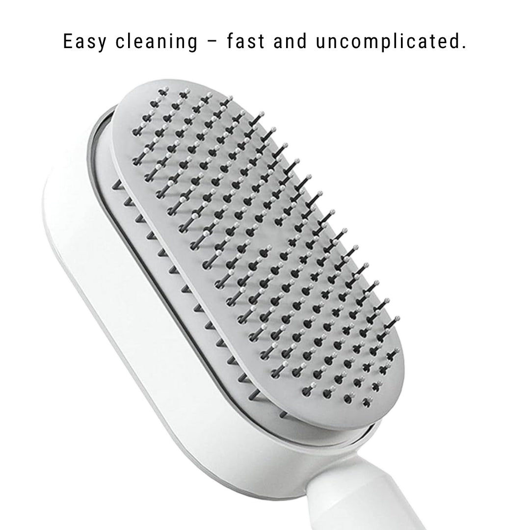 Self-cleaning luxury Hair Brush